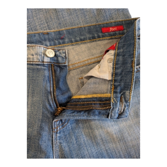 Vigoss Vintage Worn Boot Cut Jeans - Picture 3 of 6